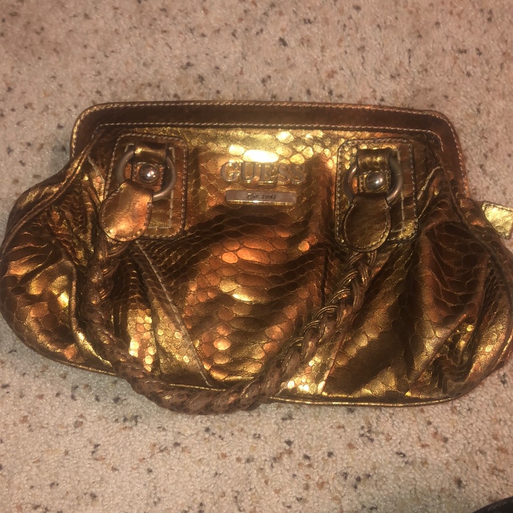 Guess Gold Purse